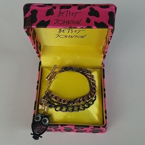 Betsey Johnson Owl Bracelet